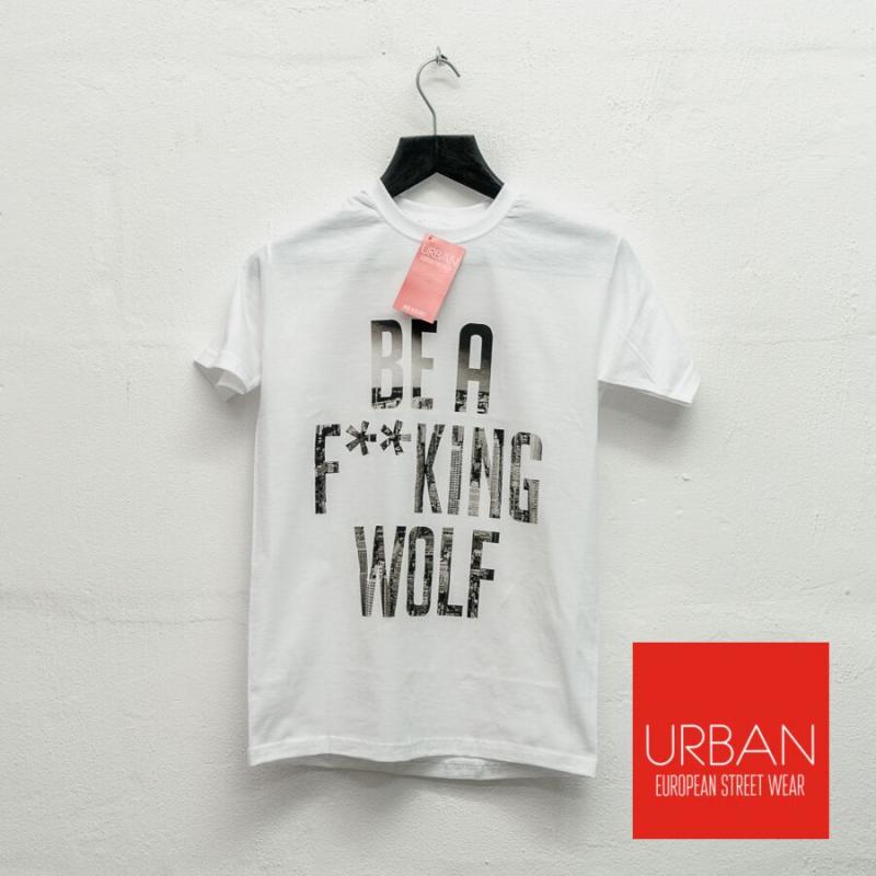 Мужская футболка Be a F**King Wolf